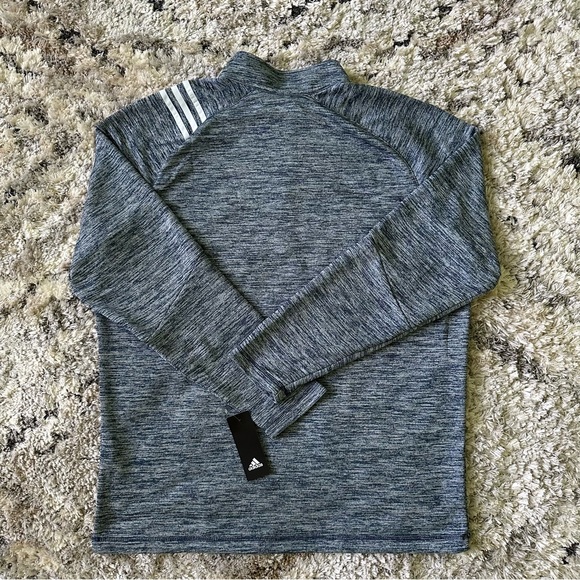 NWT Adidas Golf Shirt Blue Long Sleeve Size XL - Picture 6 of 8
